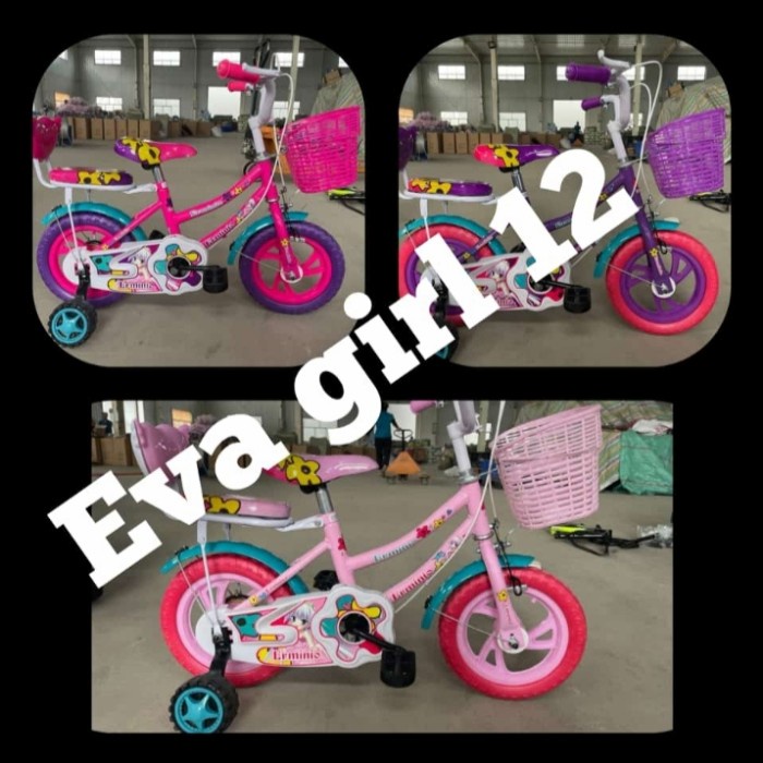 Sepeda Anak Erminio 12" ban busa Kode 435
