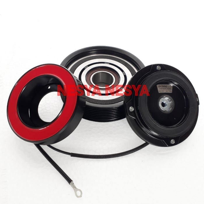Magnet Clutch Pully Puly Puli Compresor Ac Mobil Honda Accord Cr2 2.4