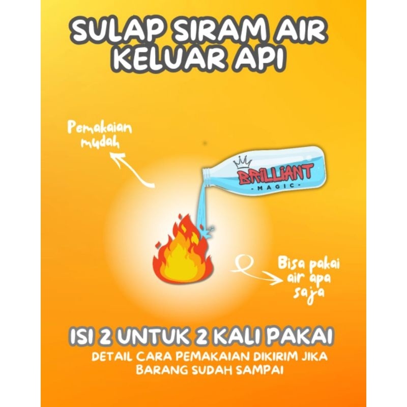 {{ Sulap Siram Air Keluar Api - Banyugeni - Tirtageni - Sulap Api Ready }}