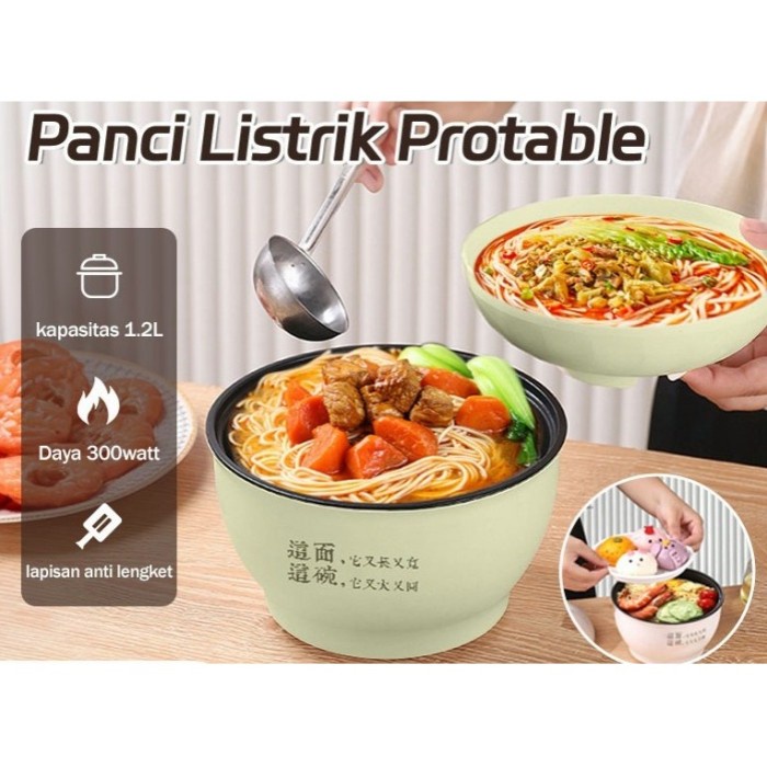 Panci Listrik / Low Watt Panci Listrik Serbaguna Lapisan Anti Lengket