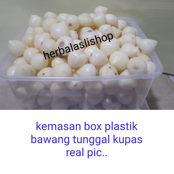 bawang putih tunggal kupas bersih 1kg bawang lanang khusus gosend
