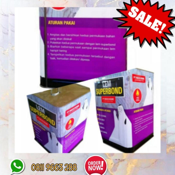 Lem SUPERBOND UNGU 10 KG Lem Kuning LEM HPL LEM AIBON