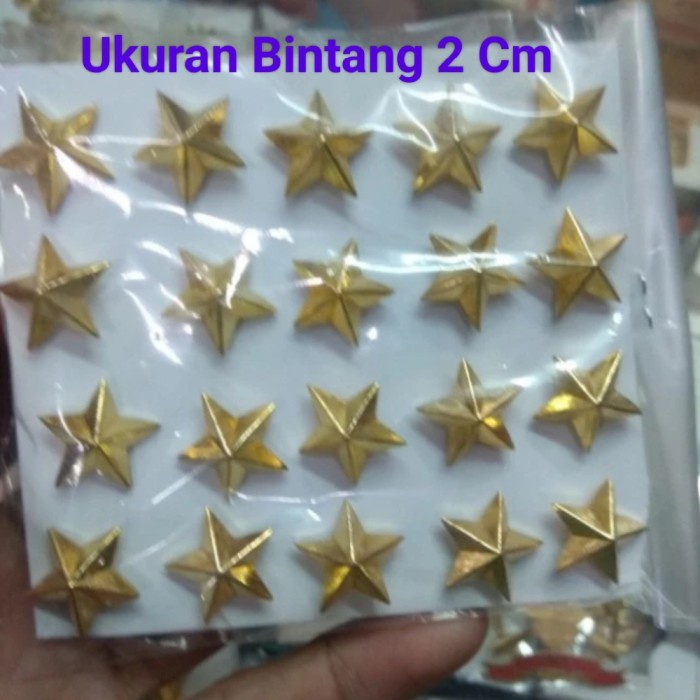 Pin Bintang Satu Baret