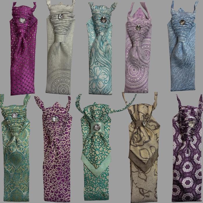 Dasi Pria dan Pocket Kerut Formal Sapu Tangan Pengantin Wedding