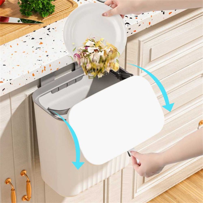TEMPAT SAMPAH KAMAR MANDI GANTUNG DAPUR WASTAFEL MINIMALIS TEMPEL