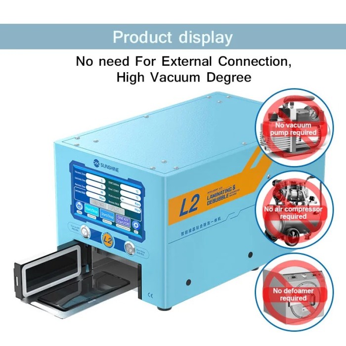 Terbatas Mesin Bubble Dan Laminating Lcd Sunshine L2 2 In 1 Original