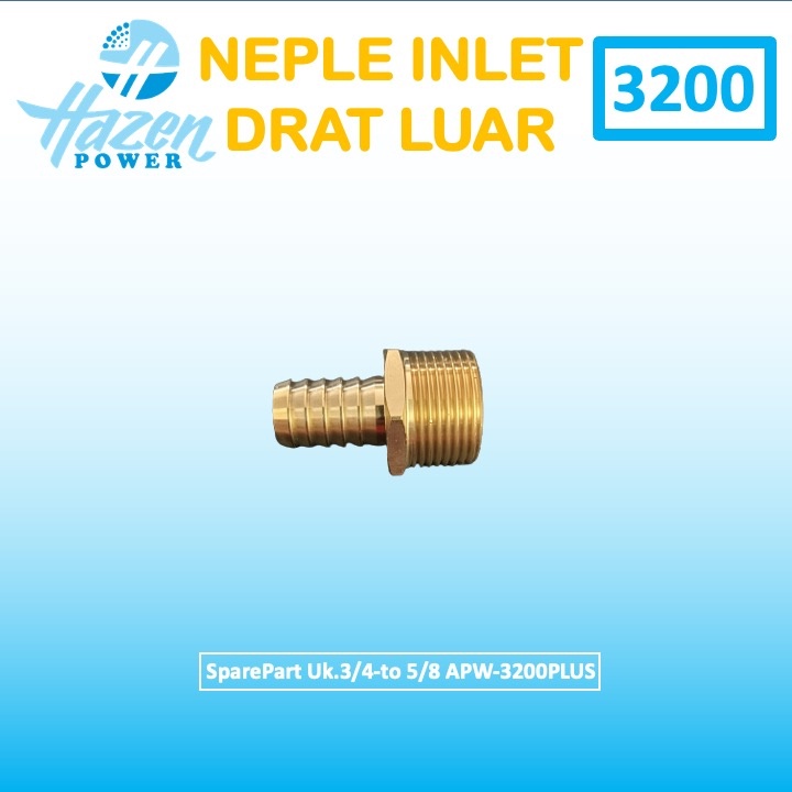 Napple Inlet Water Drat Luar AiPower APW-3200 PLUS by HAZENstore