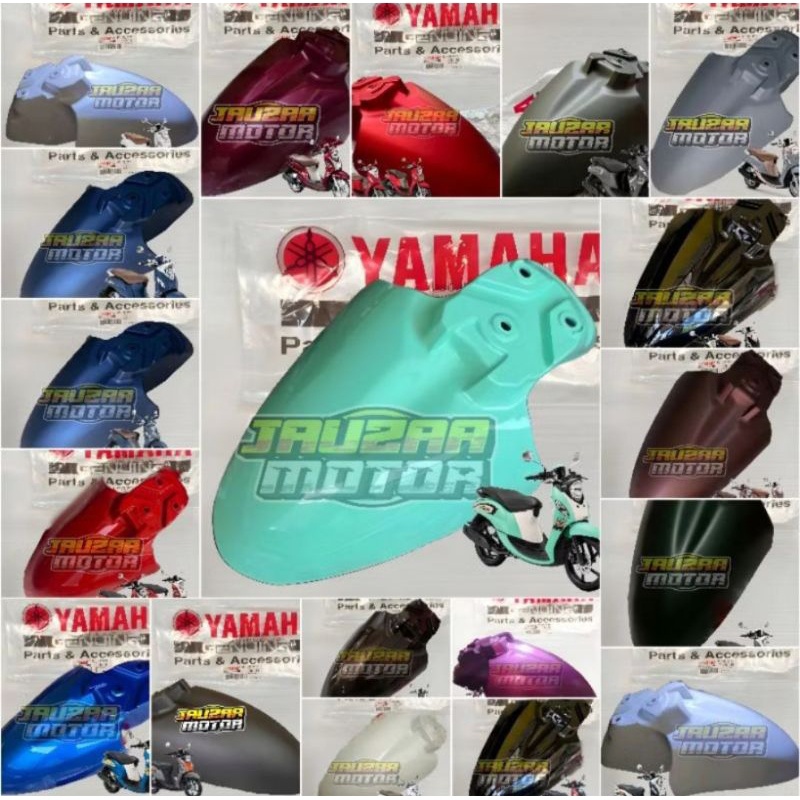 SPAKBOR DEPAN FINO 125 F1 FINO GRANDE BAN TUBLES SPAKBOR BESAR 2018-2022 ORIGINAL YAMAHA KODE BJ8