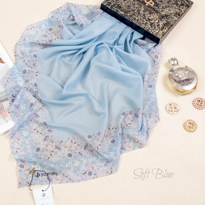 JTTOP" HIJAB SEGIEMPAT JOURNEYSCARVERS SERIES VANILA/HIJAB VOAL/JP VANILA