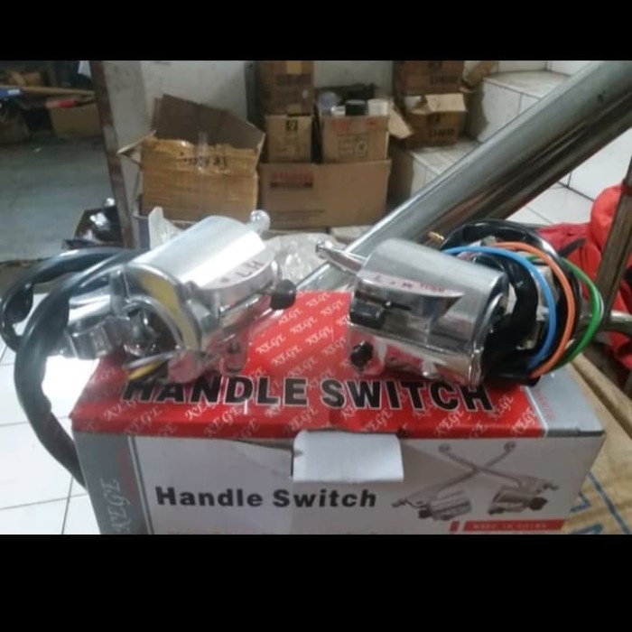 saklar kiri cb 100 cb100 h90 dan saklar kanan seset dengan handel