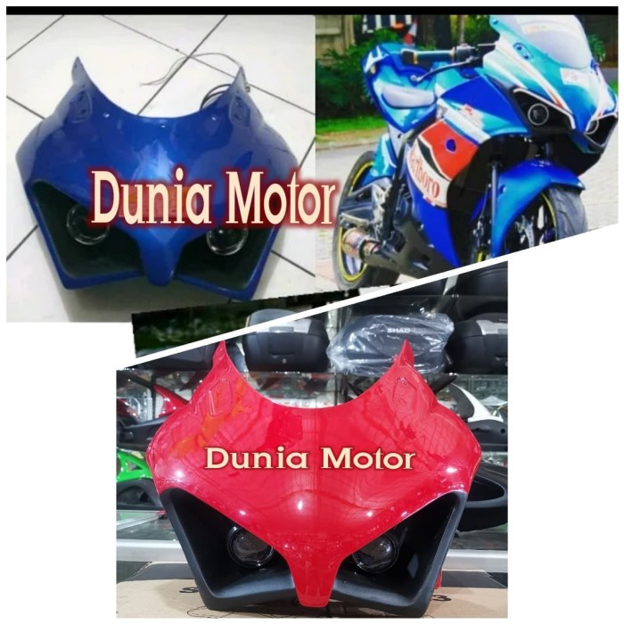 Kedok Topeng Cover Lampu Gsx 150 R Model Ducati - Cbr 250 Otomotif