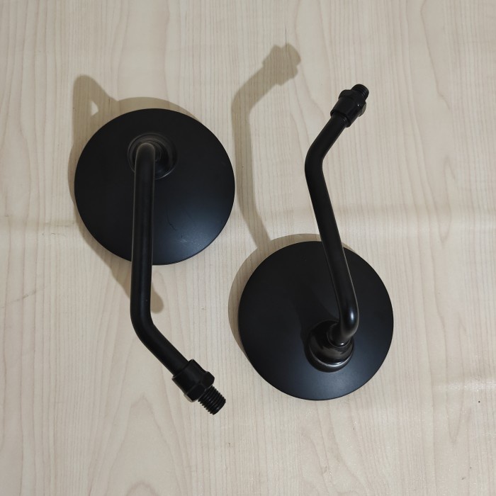 SPION CUSTOM BULAT KECIL CEMBUNG HITAM PENDEK YAMAHA XSR 155