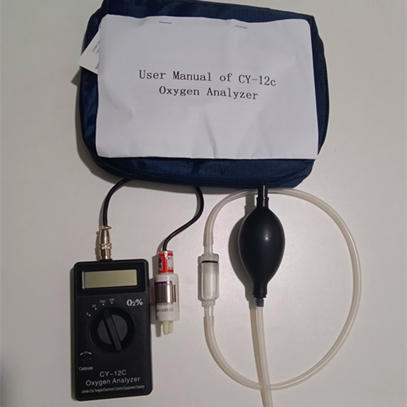 Oxygen Meter Oxygen Concentration Tester Oxygen Detector O2 Tester Meter Cy-12C Digital Oxygen