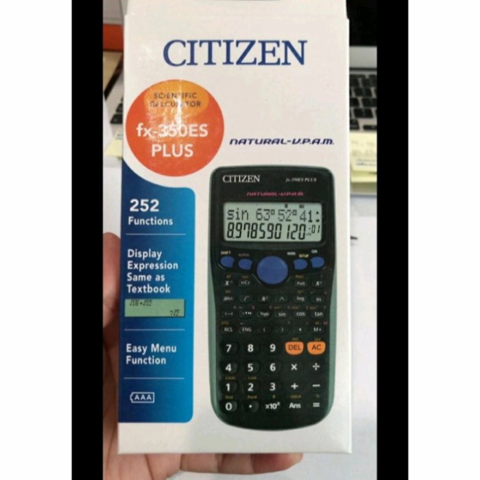 

Jual [READY] Kalkulator Ilmiah CITIZEN FX 350ES - Scientific Calculator FX350ES