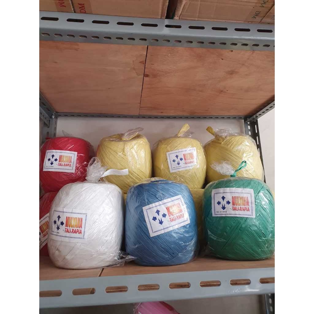 

Tali Rafia Mulyana Warna Beragam Kuat 700g/roll