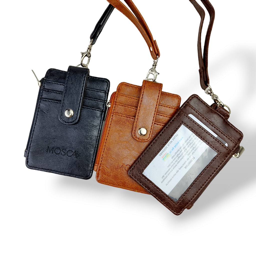 

Cardholder Lanyard Pria Wanita Tali Leher Premium (Lyla By Mosca)