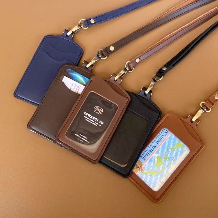 

ID Card Holder Kulit Name Tag Holdrr Kulit by Sawargico Litga