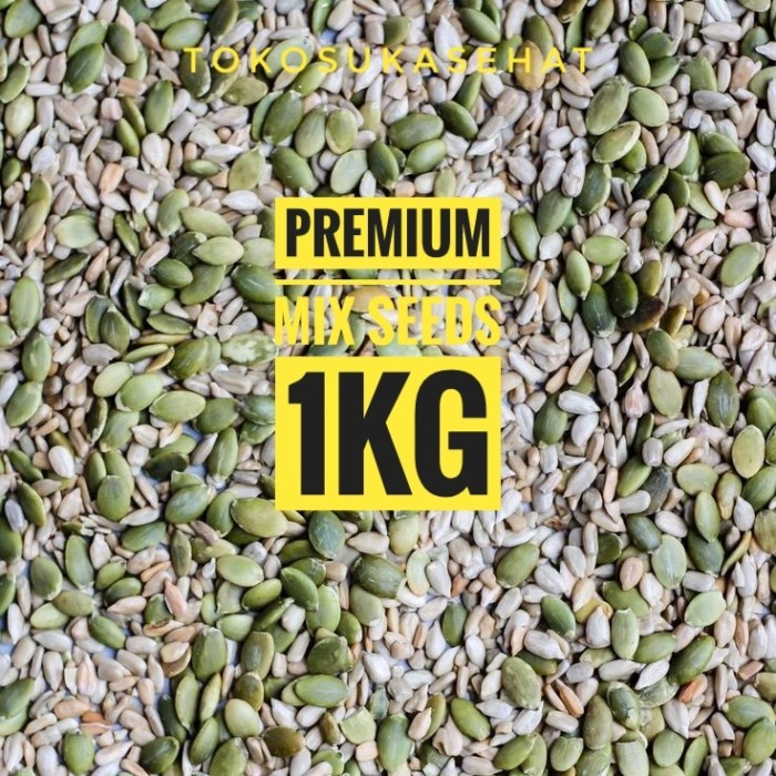 

Raw Mix Seeds Organic -1kg ( Sunflower Seeds + Pumpkin Seeds )