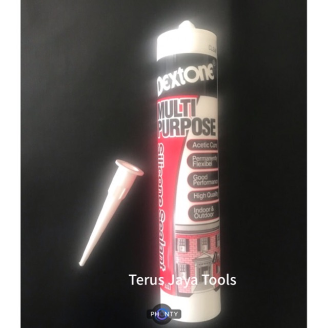 

DEXTONE Lem Silicone Botol Black Hitam Lem Kaca Aquarium