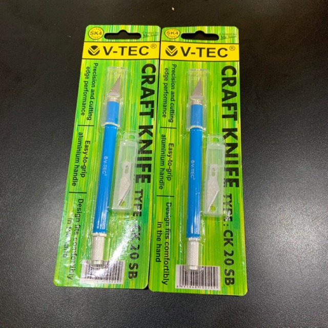

V-TEC Art Knife Pen-Type Cutter Craft Knife Ck 20 Ck 30 Ck 40 Sb