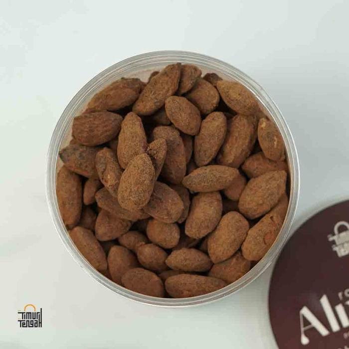 

terbaru !!! kacang almond choco dust original premium 250gr ready