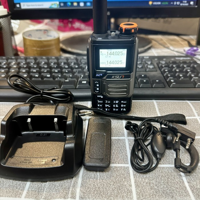 Paling Laris Ht Ksun X Tfsi Three Band Handy Talky Ksun Dualband Xtfsi Usb C Charge