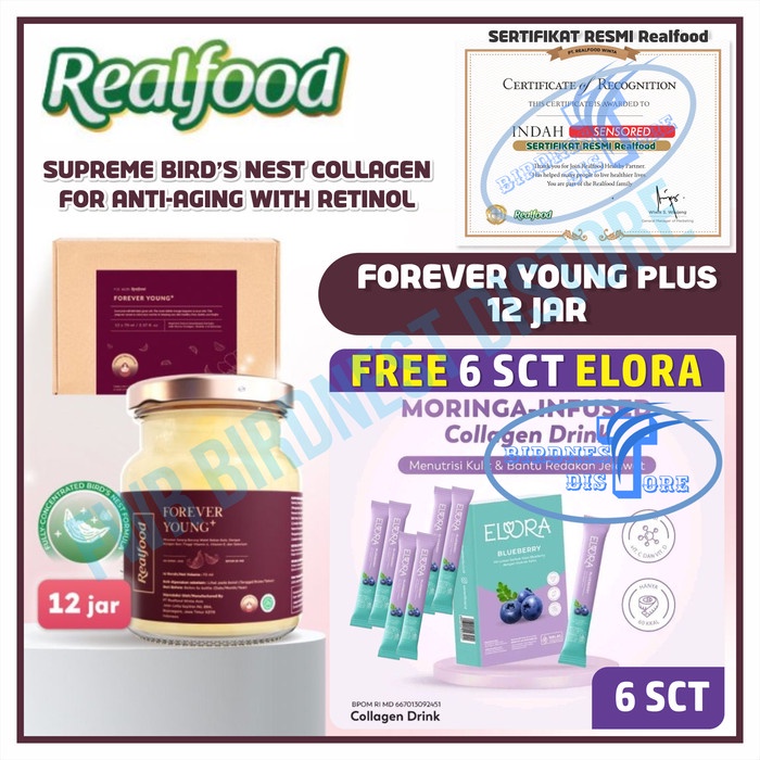 

Realfood Forever Young Plus Minuman Sarang Burung Walet