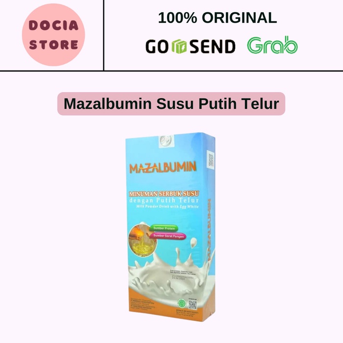 

Mazalbumin Minuman serbuk susu dgn putih telur (1 box isi 9 sachet)