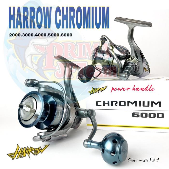 Terbaru Reel Harrow Chromium Ph 2000-3000-4000-5000-6000 Cod
