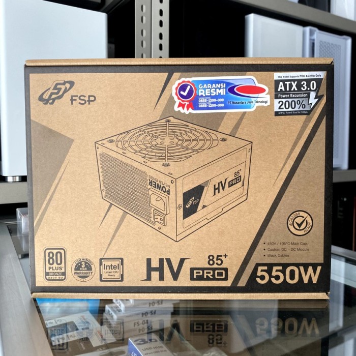 BISA GOSEND POWER SUPPLY FSP HV PRO 550WATT ATX 3.0 - PSU FSP 550W HV PRO