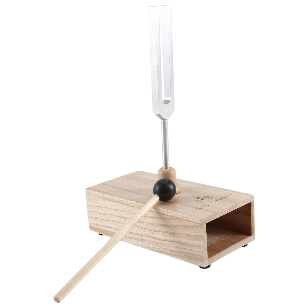 442Hz Tuning Fork, Tuning Fork Resonance Box, Chakra Tuning Forks For Sound Therapy, Yoga,
