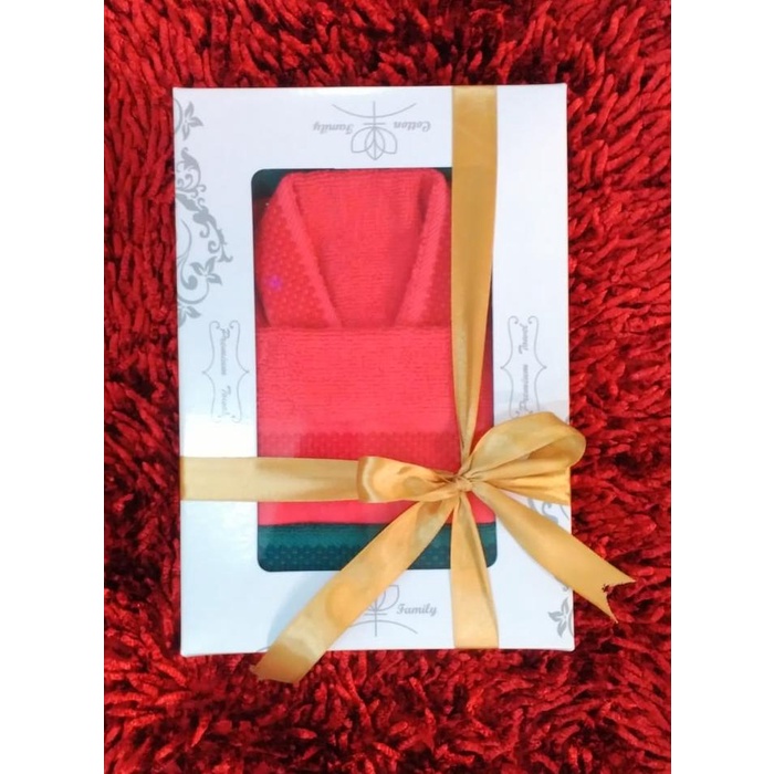 handuk natal set dus souvenir hadiah bingkisan kado merry christmas