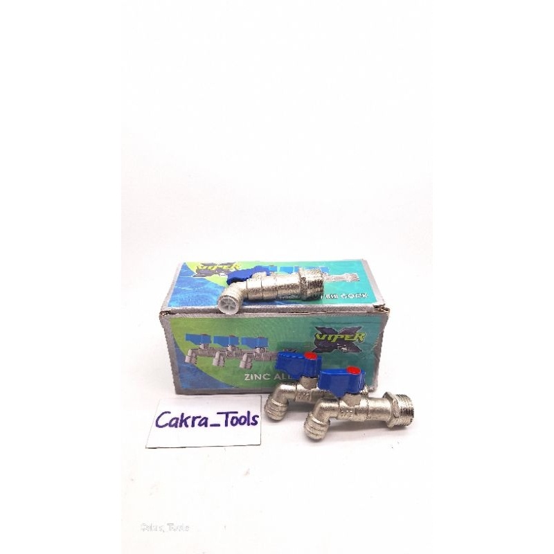 Kran Tembok Babet Panjang Model Onda [1/2" - 3/4"]