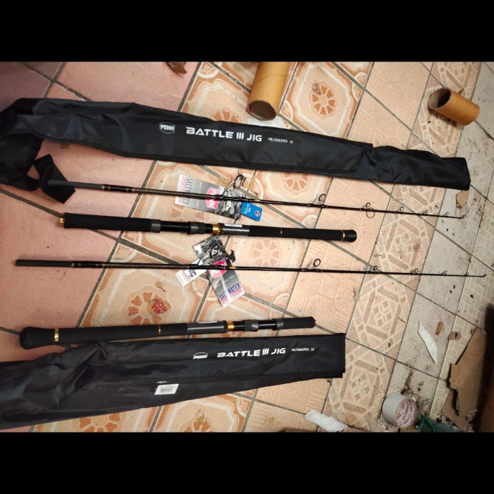 Joran Jigging Penn Battle Jig Iii Pilihan Pe 3 4 6 8 #Gratisongkir
