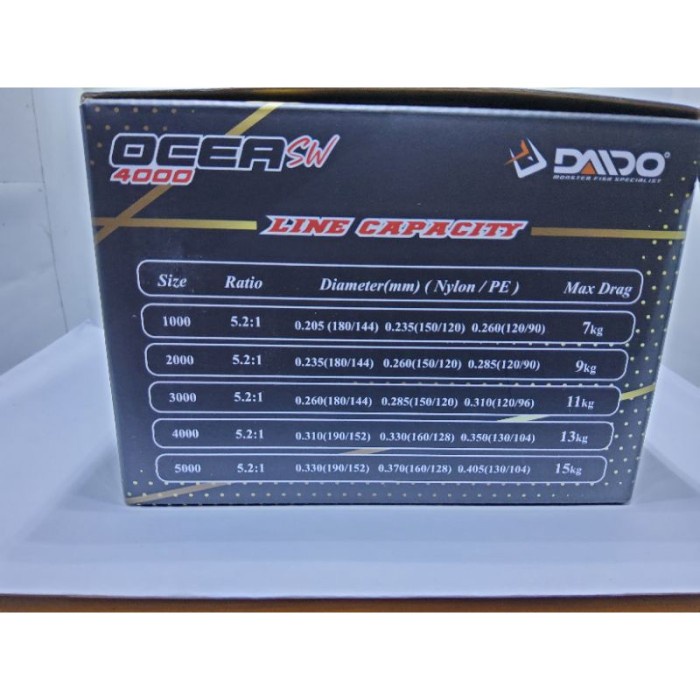 Reel Daido Ocea Sw 1000 2000 3000 4000 6000 #Gratisongkir