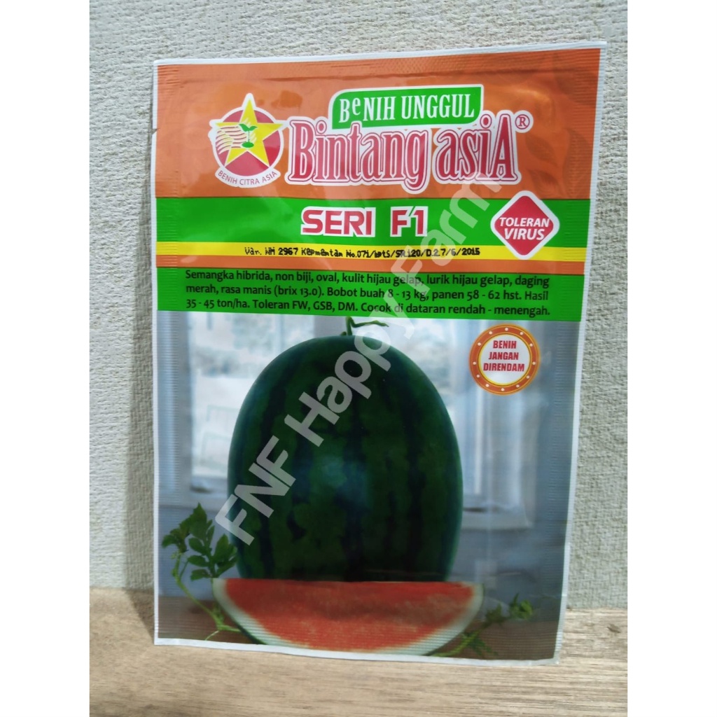 Benih Semangka Non Biji Seri 20gram {{ Ready Kak }}