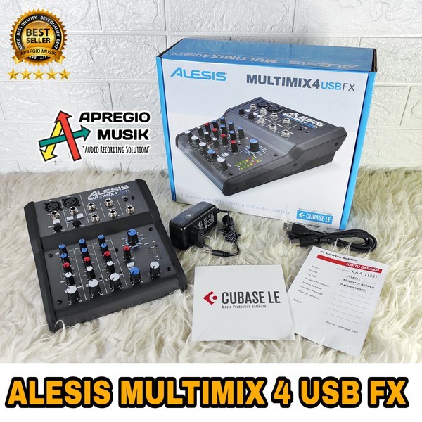 Alesis MultiMix 4 USB FX Mixer Podcast with Soundcard