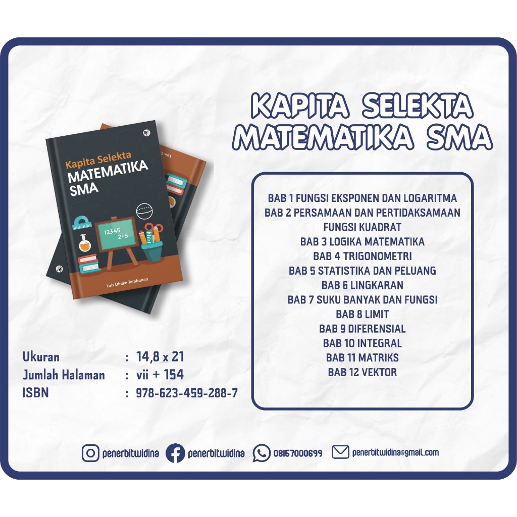 

{{ BUKU KAPITA SELEKTA MATEMATIKA SMA Ready}}