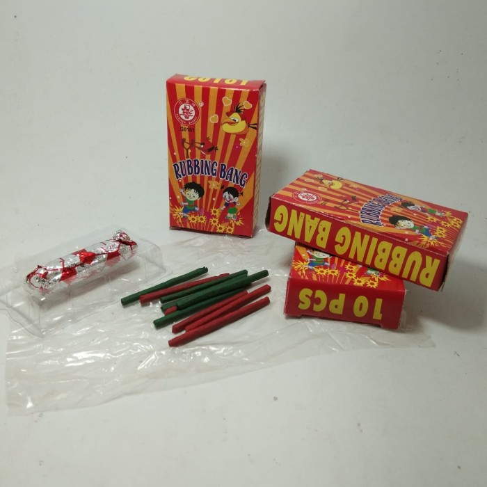 PRODUK TERBATAS Rubbing bang 1 pack isi 10 batang mainan anak ngabuburit ramadhan