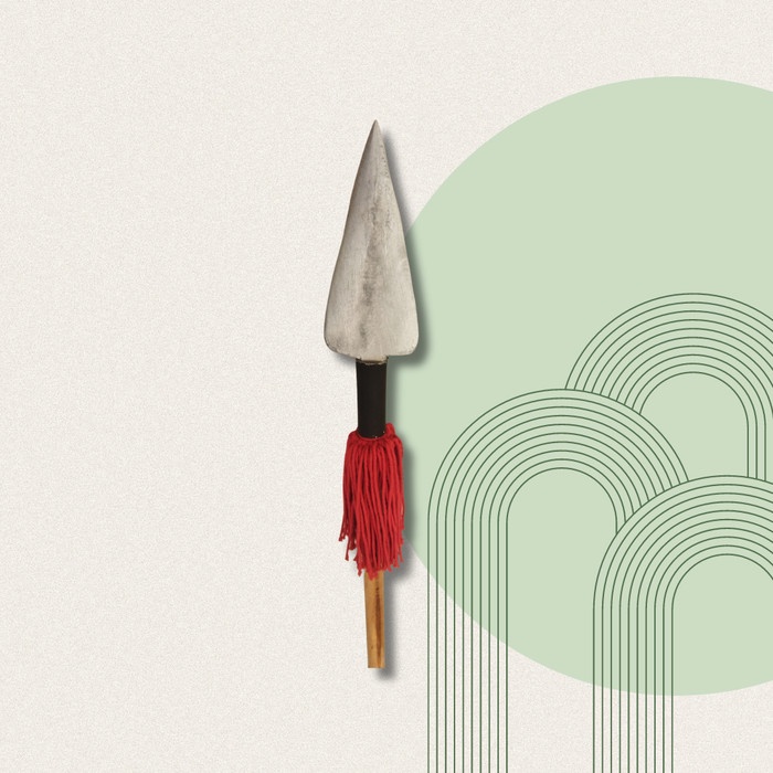 TERPERCAYA Replika Senjata Tradisional - Tombak Mainan Anak - Lembing Suku Daerah