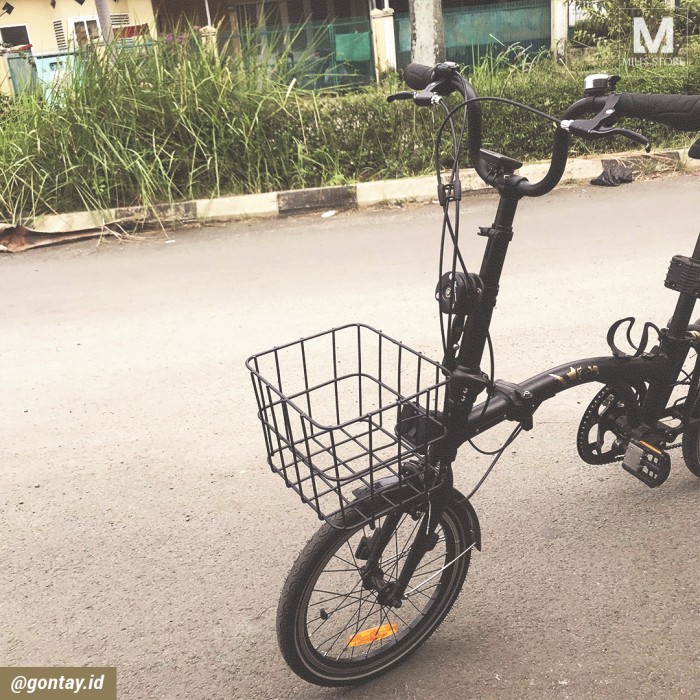 TERMURAH Keranjang Sepeda Lipat Front Block