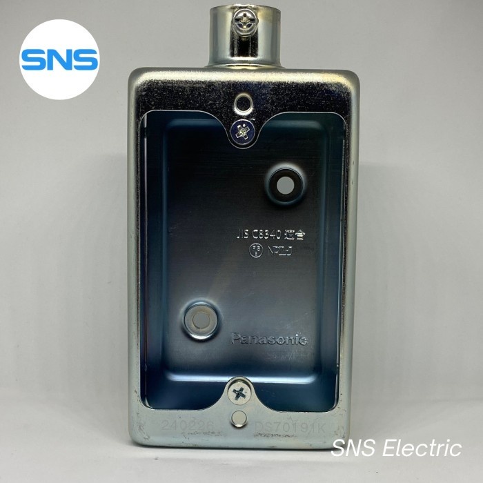 Surface Box Panasonic Outbow Saklar/Stopkontak Box Metal/Besi E19 20mm