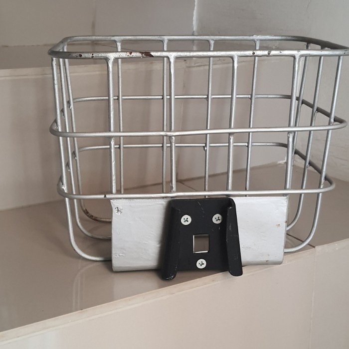 TERMURAH keranjang brompton pikes 3sixty noris troy sepeda lipat front block