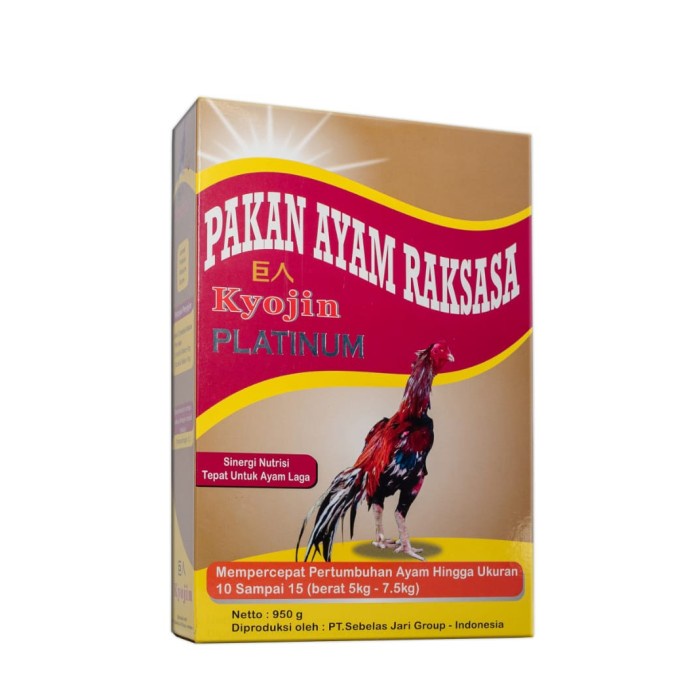 KYOJIN PLATINUM 950gr PAKAN AYAM RAKSASA MEMPERCEPAT PERTUMBUHAN AYAM