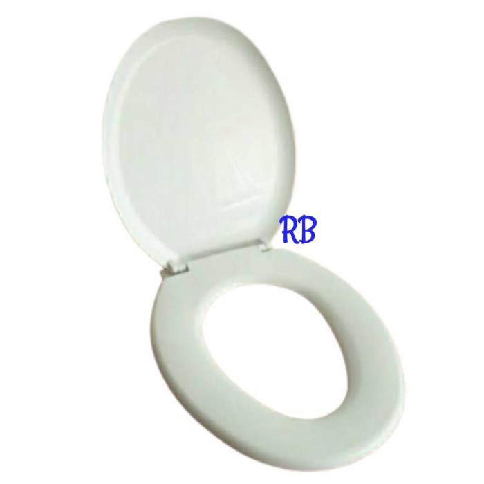 Tutup Closet Model Toto - Dudukan Toilet Warna Putih