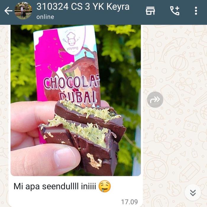 

Mini Coklat Dubai Kunafe Pistachio 40g MINI - Yayang Dessert dubai chocolate