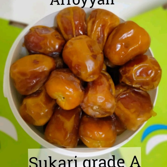 

Kurma Sukari ember PREMIUM kemasan 850gr