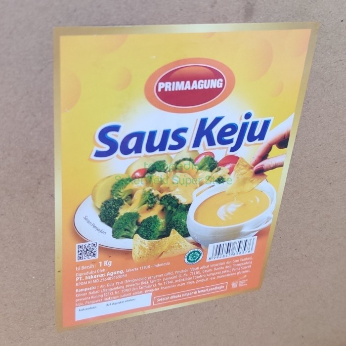 

Saus Keju / Cheese Sauce 1kg Prima Agung GROSIR Best Seller