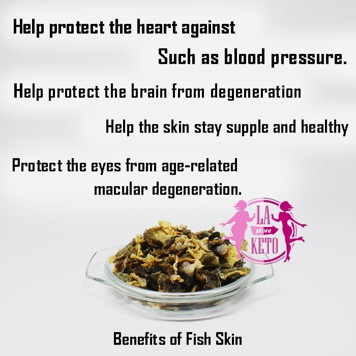 

LA KETO SALMON FISH SKIN @70gram Crispy Seasoned