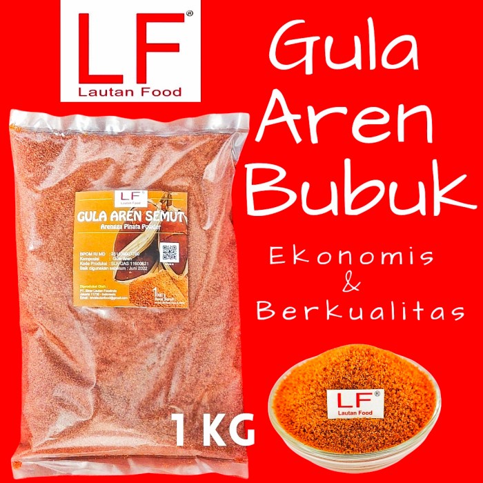 

Gula Aren Bubuk / Gula Semut / Arengga Powder 1 kg murah